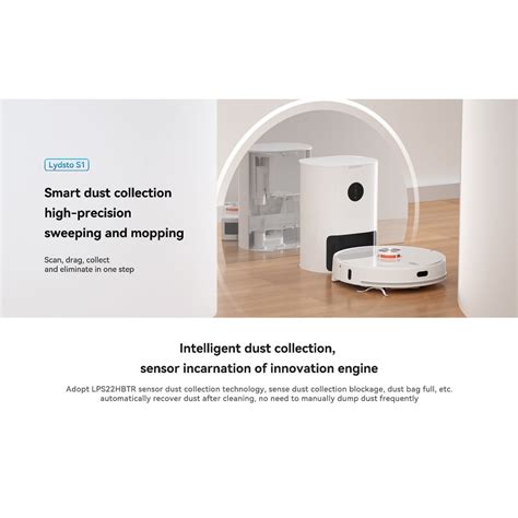 Озон робот прахосмукачка Lydsto, S1 UV, Бял - eMAG.bg
