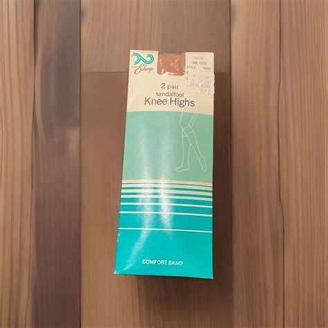 Vintage Navy Exchange Pack Nude One Size Sandalfoot Knee High Style EBay