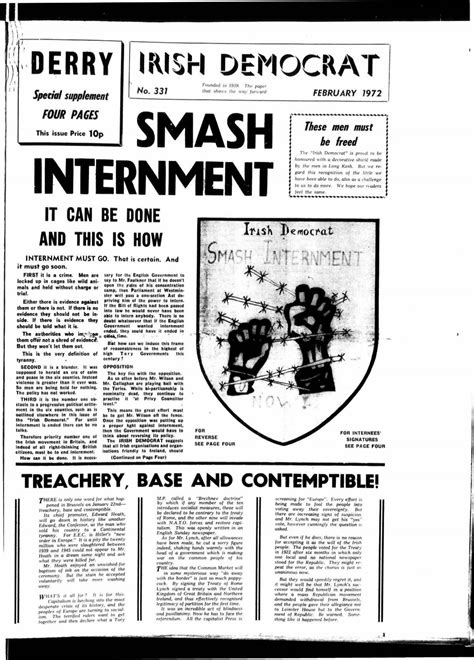 Irish Democrat February 1972