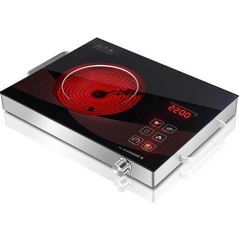 SizzleCook Infrared Electric Hot Plate Portable 2200W Stove