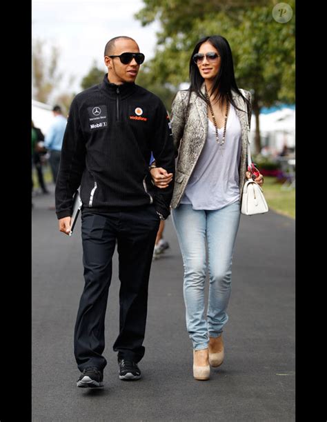 Photo Nicole Scherzinger Et Lewis Hamilton En Mars Durant Le