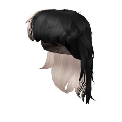 Charly S Two Tone Mullet In Black Blonde Roblox Item Rolimon S