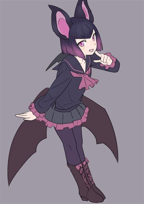 Common Vampire Bat Murcielago Dibujo Chicas Anime Chica Anime Manga