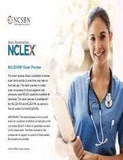 Nclex Rn Exam Preview And Practice Questions Course Hero