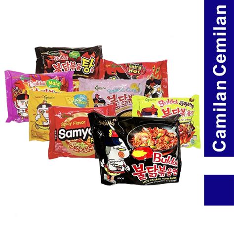 Samyang Original Hot Chicken Ramen Instant Noodles Buldak Carbonara Extra Hot Cheese Jjajang