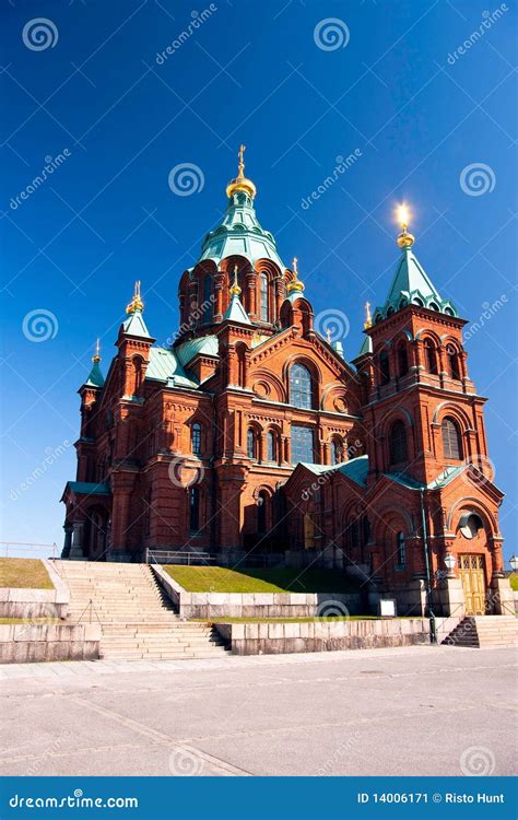 Uspenski Cathedral In Helsinki Finland Stock Image Image Of Uspenski