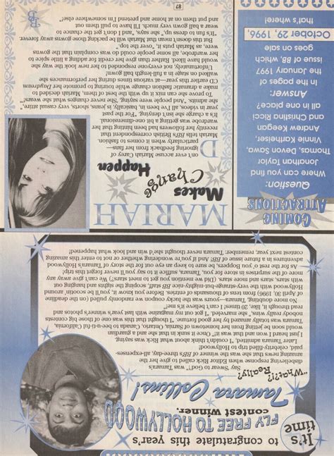 Keanu Reeves Mariah Carey Teen Magaine Clipping Sex Symbol Teen Stars Forever Pinups