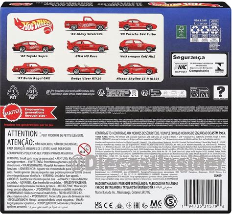 Hot Wheels Th Anniversary Car Box Set