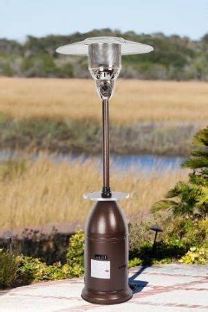 Fire Sense Stainless Steel Deluxe Patio Heater Propane Patio Heater