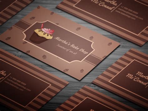 10+ FREE Professional Bakery Business Cards Templates on Student Show