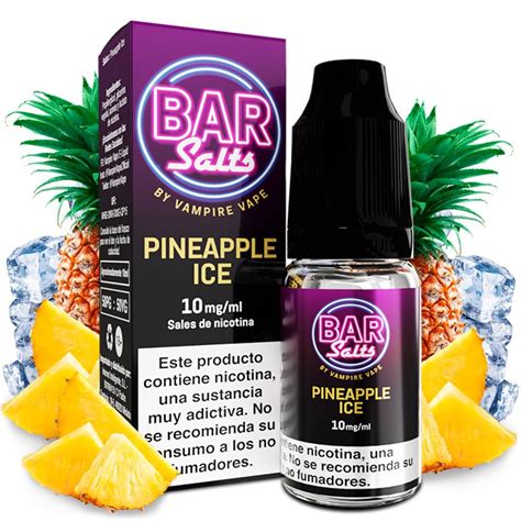 Bar Salts By Vampire Vape Pineapple Ice 10ml Al Mejor Precio En Vapori