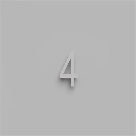 Chiffre Flottant 1711 4 03 H10 Concept Luminaire