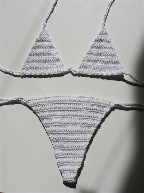 Thong Bikini Set Nude Bikini Bikini Bottom Brazilian Bikini Etsy