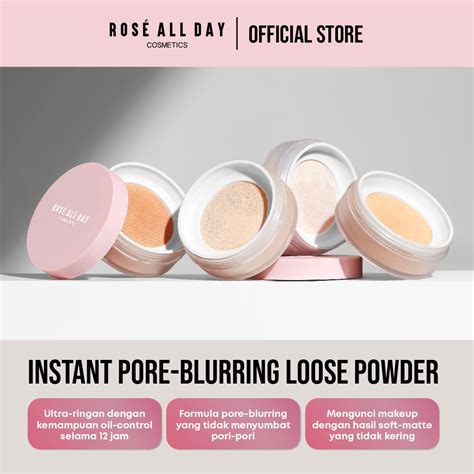 Rosé All Day The Realest Lightweight Loose Powder Rosé All Day Cosmetics
