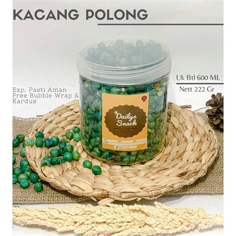 Jual SNACK KILOAN MAKANAN RINGAN KACANG POLONG 222 GRAM Shopee