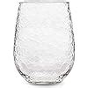 Amazon Libbey Hammered Stemless All Purpose Wine Glasses