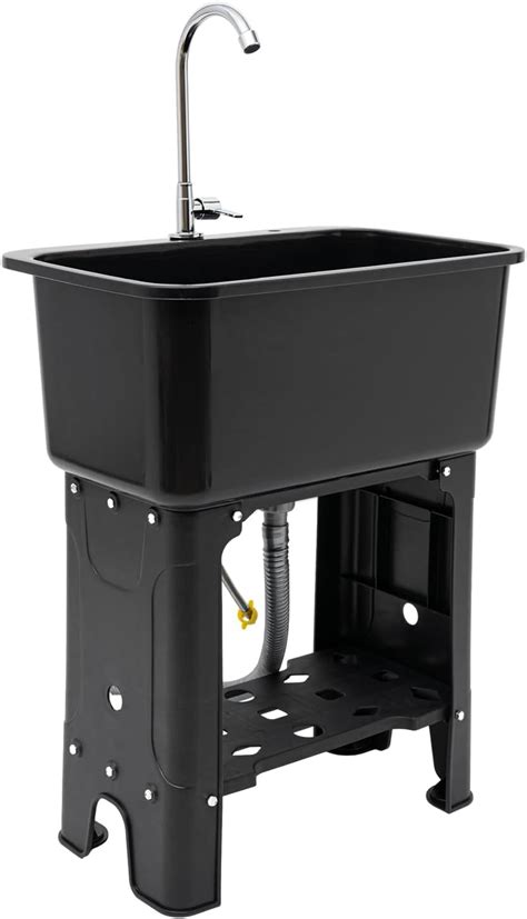 Utility Sink Black Plastic Laundry Sink Freestanding Philippines Ubuy