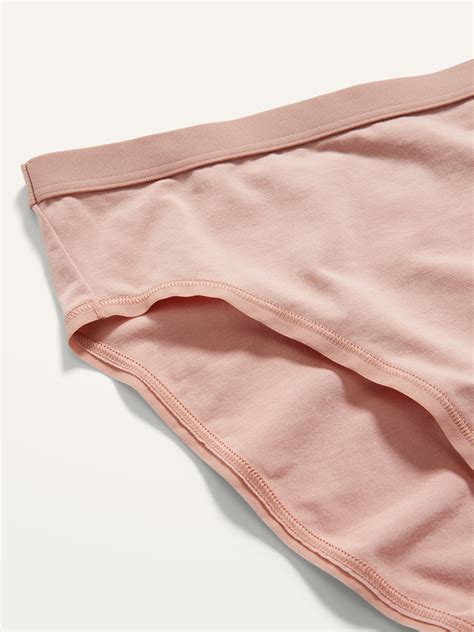 High Rise Supima Cotton Blend Bikini Underwear For Women Old Navy