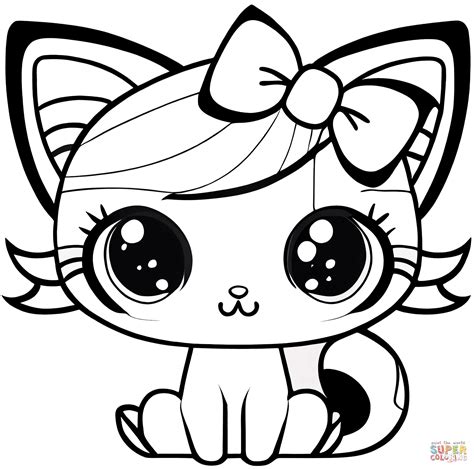 Cat Coloring Page, Unicorn Coloring Pages, Kitty Coloring, 52% OFF