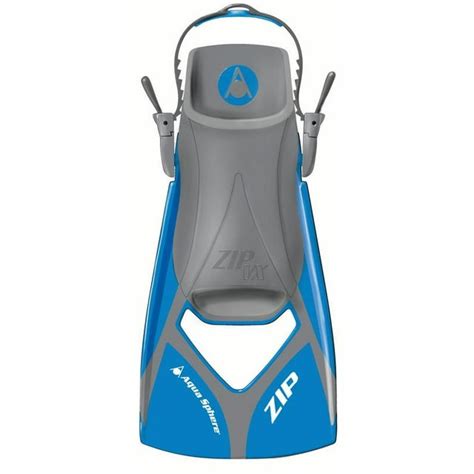 Aqua Sphere Zip Vx Fitness Swim Fins Bluegrey Medium