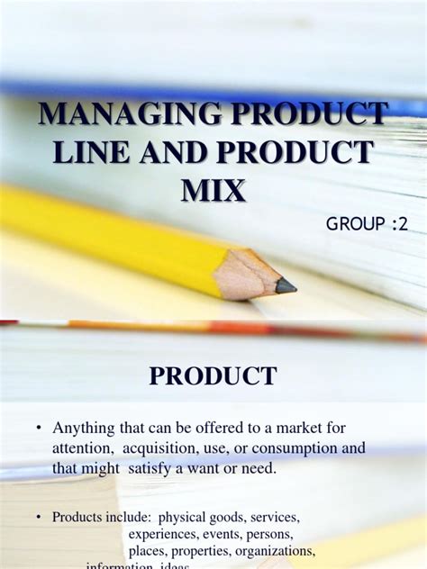 Managing Product Line and Product Mix | PDF | Business Economics ...