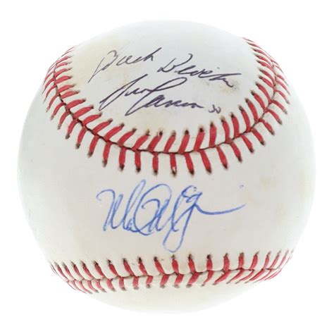 Mark Mcgwire Jose Canseco Signed Oal Baseball Inscribed Bash