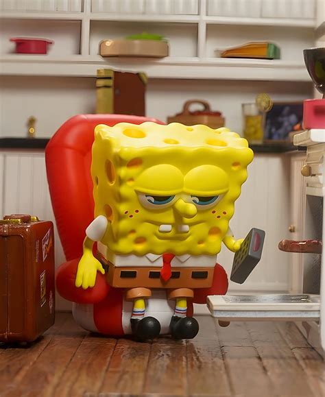 Spongebob Lifting Stuffed Animals