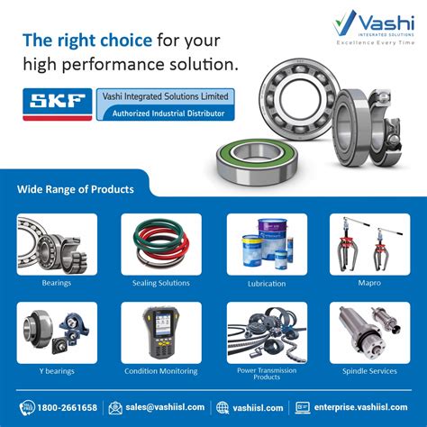 SKF Bearings, Distributor & Dealer ,Vashi Integrated Solutions Ltd.