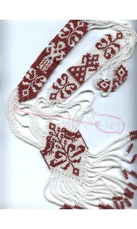 Красивые герданы из бисера в украинском стиле | «Вишиваночка»