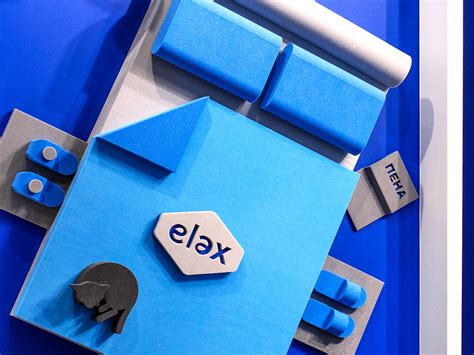Elax — New innovative flexible foam brand on Behance