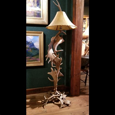 Fallow Deer Antler Lamp Montana Antler Works