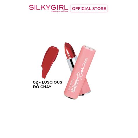 Son D Ng C M U Silkygirl Moisture Rich Lipcolor G Shopee Vi T Nam