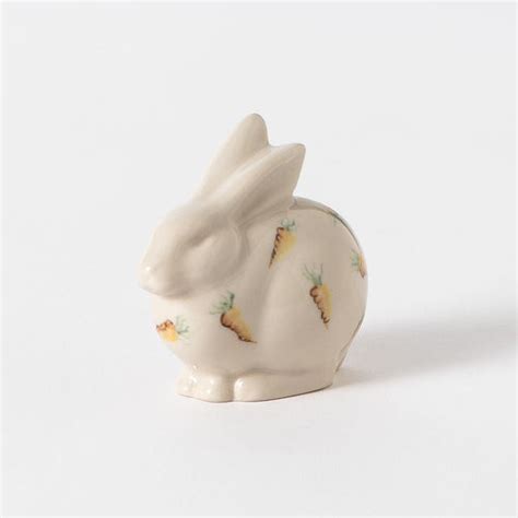 Grove Bunny Tile Cornflower Rookwood Pottery