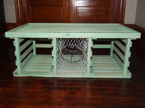 Handmade Wooden Lobster Trap Coffee Table Sea