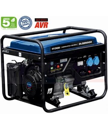 Gruppo Elettrogeno Generatore Di Corrente 7kVA Portatile HYUNDAI Mod