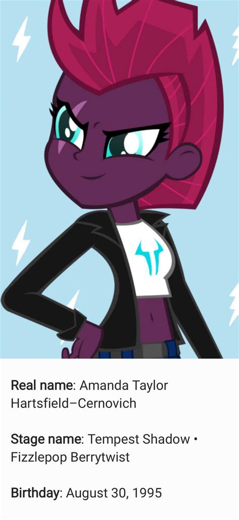 Tempest Shadows Celebrity Profile By Weyantonio26 On Deviantart