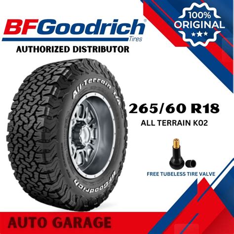 BF Goodrich Tire 265/60 R18 All Terrain T/A K02 | Lazada PH