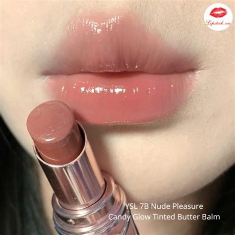 Son Dưỡng YSL 7B Nude Pleasure Màu Hồng Cam MỚI Lipstick vn
