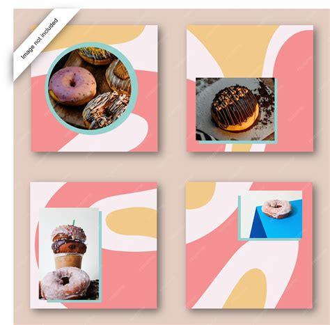 Modelos de postagens instagram | Vetor Premium