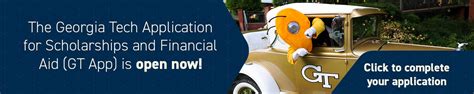 banner linking  ga tech application  scholarships  financial aid