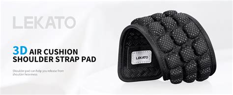 Amazon.com: LEKATO Shoulder Strap Pad with Air Cushions that Inflatable ...