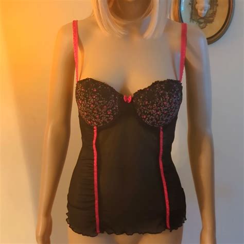 Intimates Sleepwear Sexy Shear Lace Lingerie Set Pieces Size C Poshmark