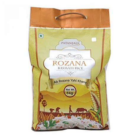 Рис Patanjali Басмати экстра-длинный (Rozana), 5 кг - купить с ...