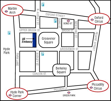 Directions to US Embassy in London. - British Expats