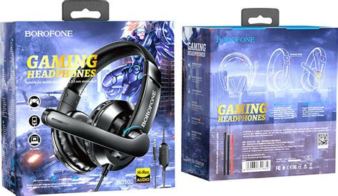 Borofone BO102 Over Ear Gaming Headset με σύνδεση 3.5mm / USB ...