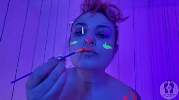 K Striptease Twerk Avatar Light Effect Rgb Body Painting Xvideos