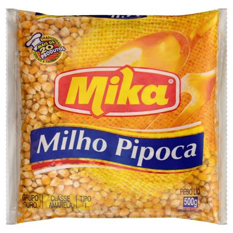 Milho Para Pipoca Mika 500G Supermercado Mundial