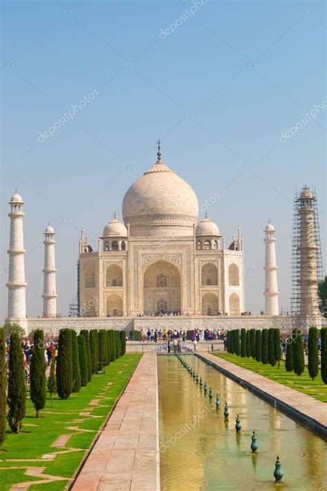 El Taj Mahal Un Mausoleo De M Rmol Blanco Marfil Una De Las 7