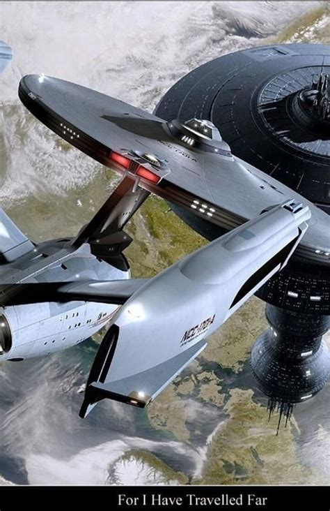 Enterprise A Approaching Space Dock Star Trek Art Star Trek Posters