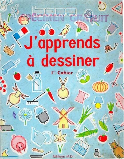 J apprends à dessiner MS GS CP Cahier 1 PDF الموقع التعليمي ademweb